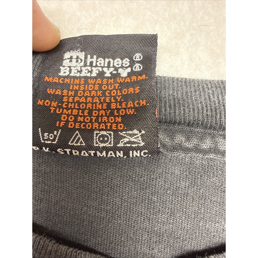 Vintage 2001 Harley-Davidson Sturgis Black Hills Rally T-Shirt XL Black Skulls - Picture 16 of 16
